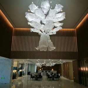 Hotel lampadario Personalizzato artistico del fiore nuovo design lampadario di cristallo disegno speciale lampadario luce - Product Image 2