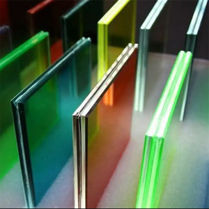 5mm + 0.38 blanc laiteux PVB + 5mm verre feuilleté trempé super clair - Product Image 4