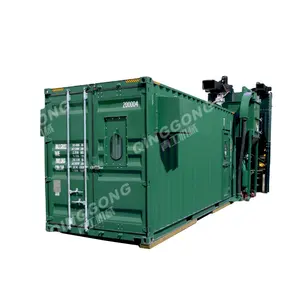 Máquina automática de limpieza y eliminación de óxido de sala de chorro de arena transportable