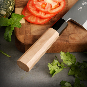 Di alta qualità Aogami blu carta 2 acciaio puro fatto a mano testa di pesce taglio coltelli da cuoco testa di pesce coltello - Product Image 5