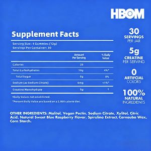 OEM ODM Private Label Pre allenamento supplemento resistenza recupero crescita muscolare creatina monoidrato gommie per gli uomini donne - Product Image 6