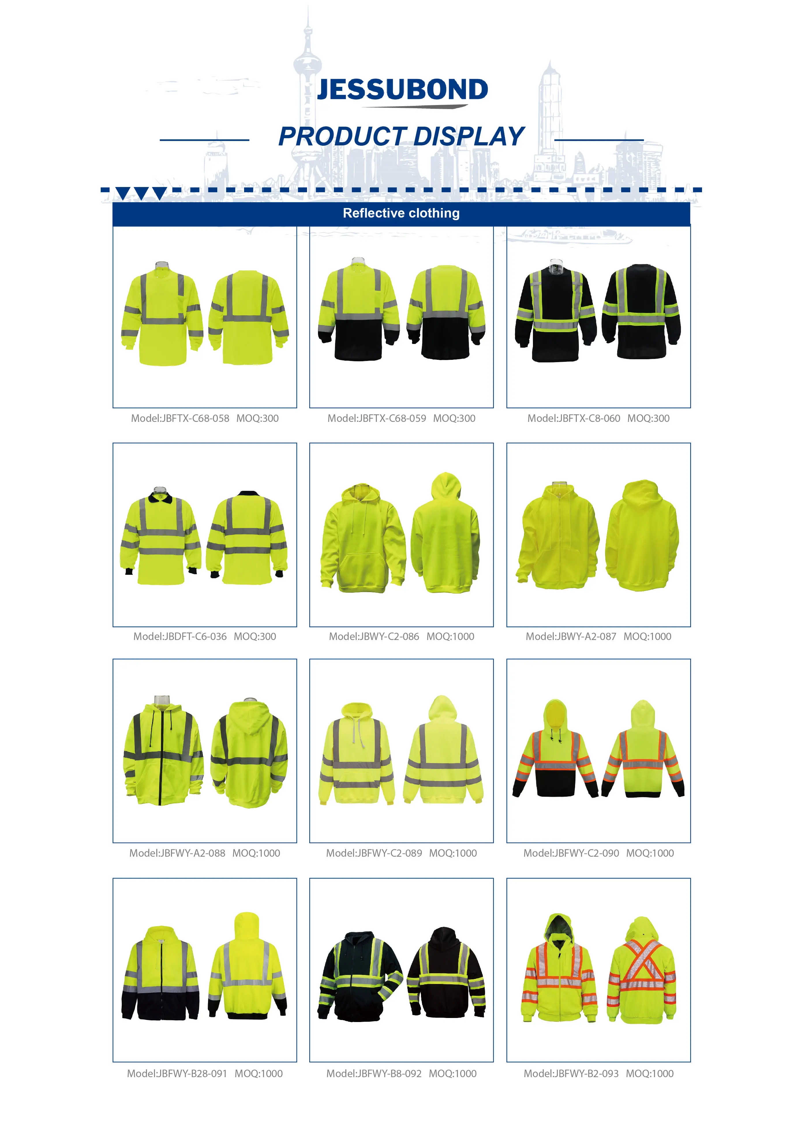 Diseño de moda personalizado Hi Vis chaleco reflectante poliéster ropa de seguridad chaleco reflectante