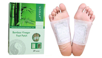 Patch de détox japonais au vinaigre de bambou, coussinets relaxants au gingembre