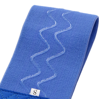 Lot de bandes de résistance élastiques en latex durables pour fitness, avec logo personnalisé, pour adultes
