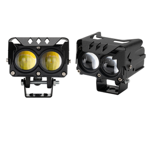 Đèn pha mini LED hai màu trắng vàng bán buôn nhà máy, đèn sương mù cho phụ tùng xe máy - Product Image 1