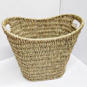 Panier de rangement Bobai rectangulaire en paille tressée couleur naturelle, organisateur de décoration intérieure RD233060 - Product Image 4