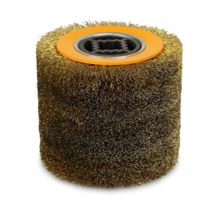 <span class=keywords><strong>Brosse</strong></span> de polissage en fil d'acier 120x100mm pour bois polonais, tambour de polissage certifié ISO9001, outil de nettoyage industriel et DIY, OEM personnalisé - Product Image 1