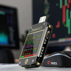 FNIRSI-C1 Type-C PD триггер USB-C Вольтметр Амперметр Тестер светодиодный дисплей протокол быстрой зарядки для <span class=keywords><strong>Power</strong></span> <span class=keywords><strong>Bank</strong></span> ПК программное обеспечение - Product Image 5
