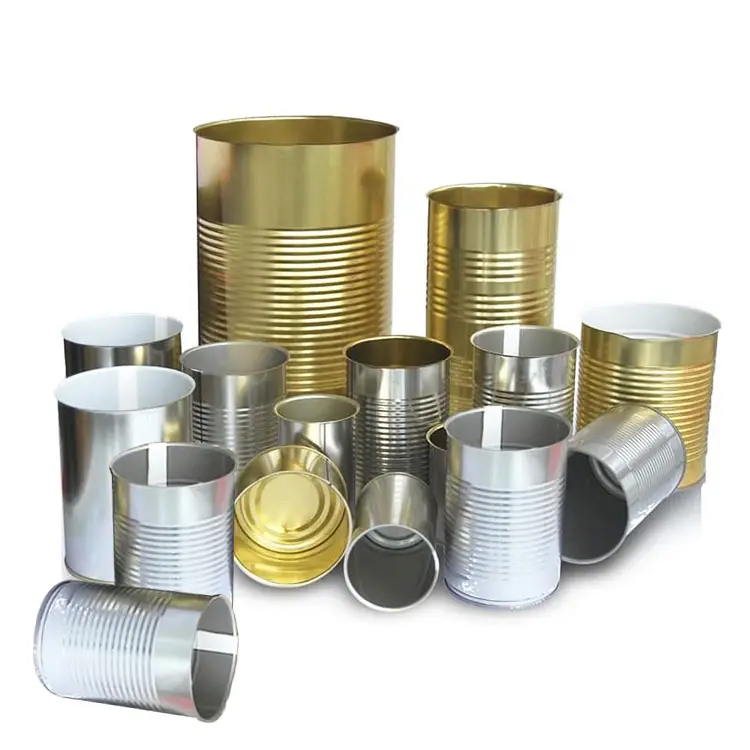 Kunden spezifische Metall dosen verschiedener Modelle, integrierter Druck und Konserven, Blechdosen, Tomatensauce dosen