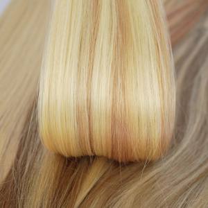 Extensions de cheveux humains en gros, invisibles, européennes, 100% Remy, cuticules intactes, double trame, teintes, double trame à la machine, sans colle - Product Image 5