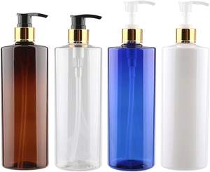 Ensembles cosmétiques de luxe recyclables en or de 2oz, 4oz, 6oz, 8oz, pots en plastique sans BPA pour beurre corporel, crème, shampoing, huile, après-shampoing, flacons pompe - Product Image 5