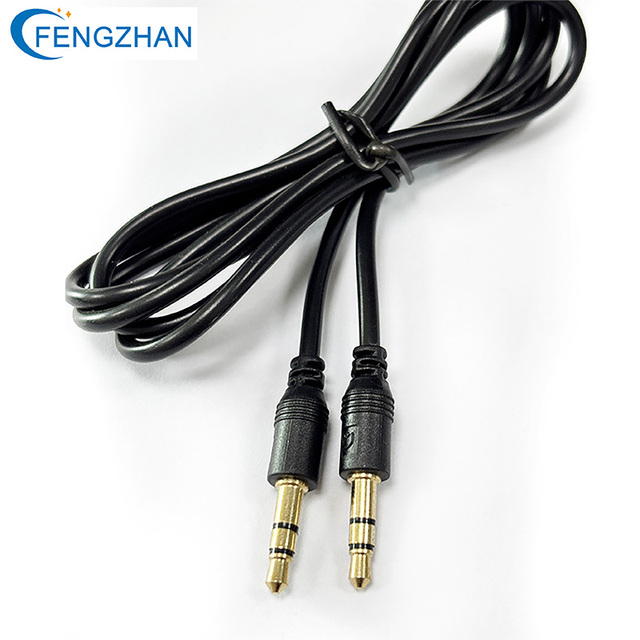 Customized DC3.5 4-Core Male Male Audio Cable for Car AUX Level Four Stereo Extension Headphone Cable
