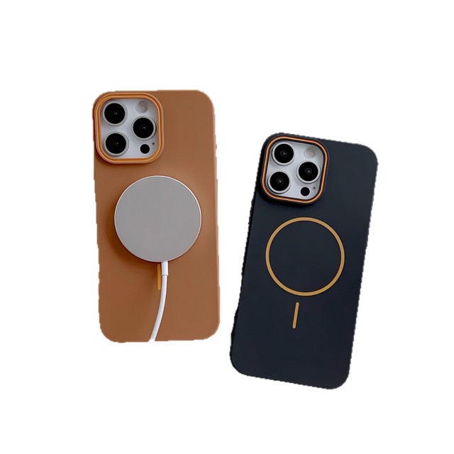 iPhone 17 Pro Max TPUmaterial Color Blocking Magnetic Case, Matte Finish, Anti-Shock Protection, Bulk Order Available