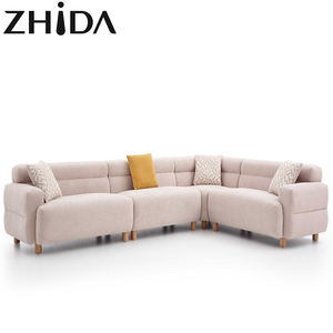 Di lusso modulare divano componibile bianco fantasia <span class=keywords><strong>Loveseat</strong></span> Design unico per le nuove coppie di nozze tessuto spugna da massaggio per soggiorno - Product Image 3