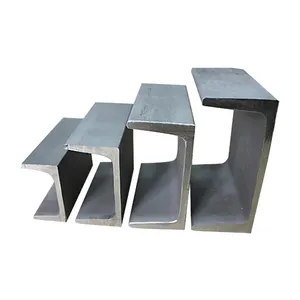 China factory wholesale Groove galvanized steel U type channel with high quality and low price for structure building C channel