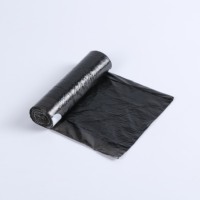 Sacs poubelles personnalisés avec logo, durables, thermoscellables, à cordon, faciles à nouer, jetables, pour la maison et la cuisine, en HDPE