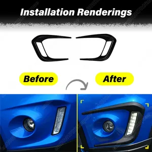 Kit d'accessoires de décoration pour les sourcils et les cadres de feux antibrouillard avant pour Vitara 2016 2017 2018 2019 2020 - Product Image 2