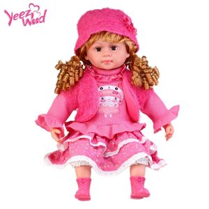 Muñecas Electrónicas de Vinilo Suave para Bebés, con Función de Hablar Español, Tocar, Mover <span class=keywords><strong>los</strong></span> <span class=keywords><strong>Ojos</strong></span>, Venta Directa de Fábrica - Product Image 2