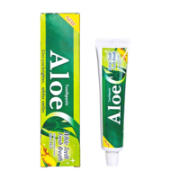 Ensemble de dentifrice blanchissant à l'aloe vera personnalisé, élimine la plaque dentaire, prévient les caries, contient du dentifrice antibactérien à base de plantes