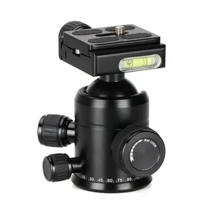 HSU kepala bola Tripod kamera, TERBARU dengan pelat pelepasan cepat 1/4 inci untuk kamera Canon DSLR