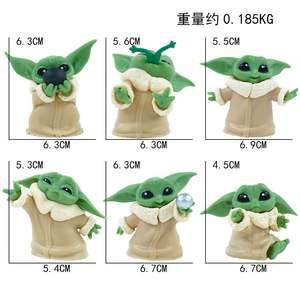 XM 5 pz/Batch Opp borsa 4-6cm mastro Darth PVC Action Figure di buone Anime collezione Mini giocattolo modello regalo per bambini - Product Image 5