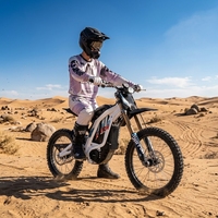 Moto tout-terrain professionnelle à suspension intégrale, 72V 35Ah 10kW, Surron Light Bee X E-Dirt Bike écologique