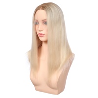 Vente directe usine : Perruques chinoises en cheveux humains vierges pour têtes à dentelle, base transparente, longues, sans colle