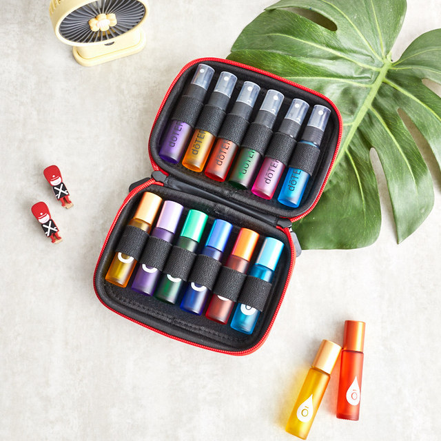 New Design 12 Bottles Eva Hard Shell case for Essential Oil Travel Bag