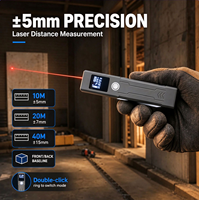 Lampe torche professionnelle Y1 avec mesure de distance laser 30-700LM, lumière latérale UV, rechargeable Type-C 1200mAh pour les distributeurs