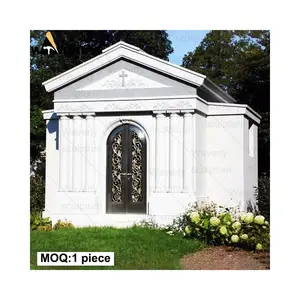 Waverly Design personalizzato fatto a mano bianco pietra marmo marmo mausoleo di granito
