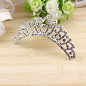 Bridal Crown Headpiece Large Size Rhinestone <b>Wedding</b> Headdress Alloy Material White Crystal Decorative Hair <b>Accessory</b> - Product Image 3