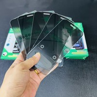 Protection d'écran en verre de confidentialité haute performance en aluminium, anti-poussière, sans bordure, avec grand arc incurvé de 0,55 mm, pour iPhone 18 17 16 Pro Max