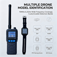 DR400-E Détecteur FPV d'avertissement précoce et dispositif d'analyse de signal de bande de base pour la surveillance des drones de course et DIY