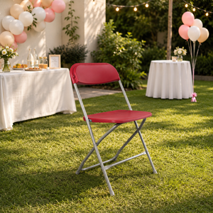 Chaise de jardin pliable en PP et métal - Mobilier d'extérieur durable avec un design confortable pour la terrasse et le jardin - Product Image 1