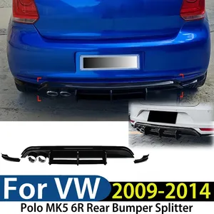 Difusor de Parachoques Trasero para Polo MK5 6R 2009 2010 2011 2012 2013 2014, Cubierta Protectora Pre-Facelift, Modificación Exterior - Product Image 1
