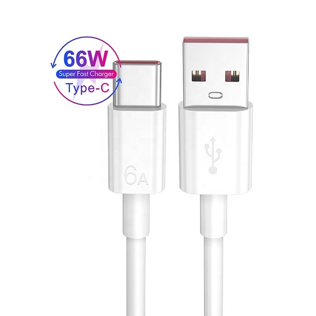 1M/3ft 6A Super Fast Charging USB to Type-C Usb C 66W Phone Charger Data Cable
