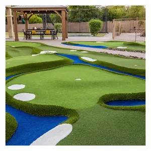 79800 Density Outdoor Mini Carpet 15mm Artificial Golf Grass Putting Green