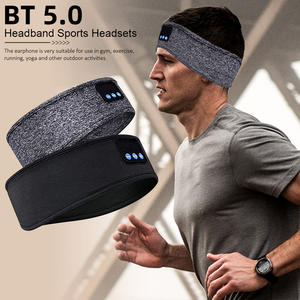 Écouteurs bluetooth de sport de plein air, bandeau d'écoute sans fil, tricoté, musique stéréo, pouces, haute qualité - Product Image 2