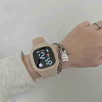 Reloj Deportivo Digital de Lujo 2024 con Pantalla LED Cuadrada y Correa de Silicona/Goma para Uso Unisex