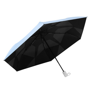 Ultralight Automatic Three Fold Sun <b>Umbrella</b> With Uv Protection For Outdoor Use - Product Image 1