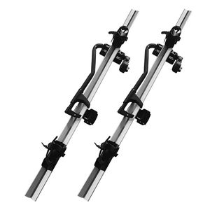 <span class=keywords><strong>Porte</strong></span>-vélo de toit <span class=keywords><strong>4x4</strong></span> universel en aluminium argenté pour SUV - Product Image 4