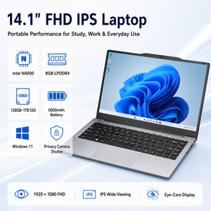 Wholesale Cheap 14 Inch Slim <strong>Laptop</strong> Intel Celeron N4000 <strong>8GB</strong> <strong>RAM</strong> 256GB SSD English Keyboard Work <strong>Laptop</strong> <strong>Computer</strong> with US Plug - Product Image 5