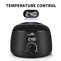 Lifestance 500ml chauffe-cire dépilatoire épilation cire fondre plus chaud pour corps visage pieds mains sein vagin épilation Machine