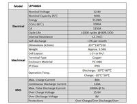 Batería de Litio de Arranque Automático 12V 30Ah 40Ah LiFePO4 para Coche con 700A 900CCA, Monitor de Aplicación Bluetooth y Arrancador de Batería