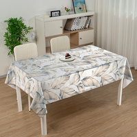 Nappe de table beige de luxe RNPT Platinum, nappe de table imprimée pour restaurant, nappe carrée en PVC anti-rayures, résistante à la décoloration