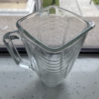 Xianglin produsen kaca Blender Perilla De Velocidades De Licuadora Oster 1,25l G110 suku cadang untuk Blender crest perak