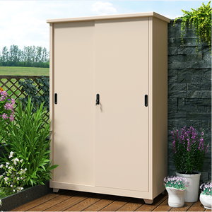 Armadi da giardino in metallo giapponese armadi da <span class=keywords><strong>balcone</strong></span> impermeabili <span class=keywords><strong>per</strong></span> esterni armadietto <span class=keywords><strong>per</strong></span> garage in acciaio - Product Image 2