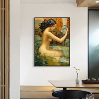 Haute qualité personnalisé bricolage diamant peinture Sexy musée Art objets peintures nues Style classique imprimé Portrait mur Art