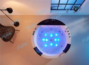 <span class=keywords><strong>Vasca</strong></span> da Bagno Idromassaggio JOYEE Freestanding Rotonda in Acrilico con Piano in Marmo, SPA Romantica <span class=keywords><strong>per</strong></span> 2 Persone - Product Image 6