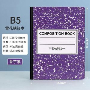 Carnets de notes imprimés en gros pour le bureau, 100 feuilles, avec couverture en cuir PU et papier sans bois, pour étudiants - Product Image 3